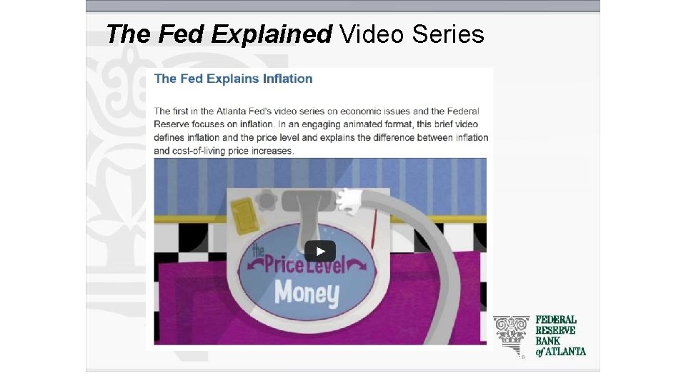 The Fed Explained Video Series 