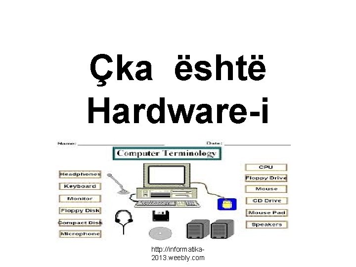 Çka është Hardware-i http: //informatika 2013. weebly. com 