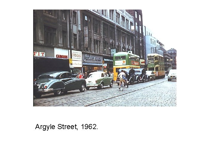 Argyle Street, 1962. 