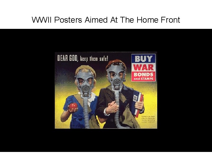 WWII Posters Aimed At The Home Front 