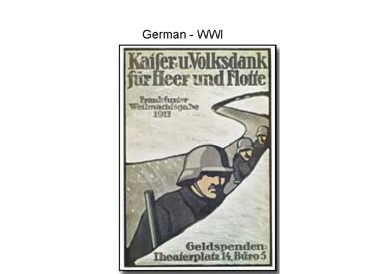 German - WWI 