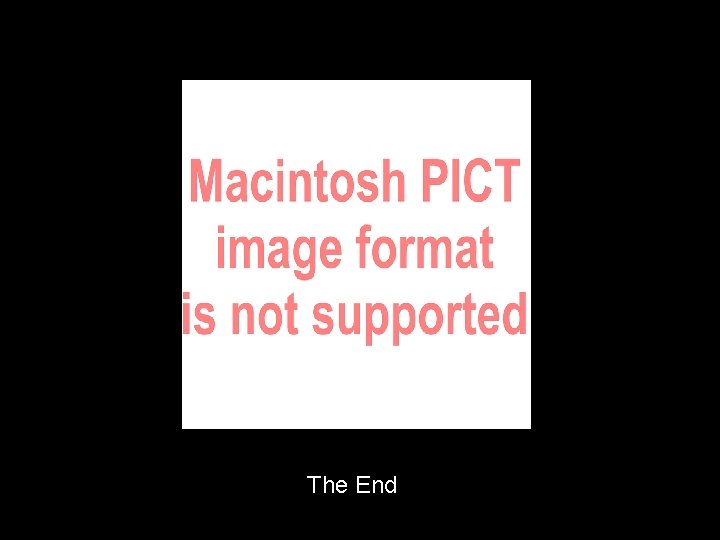 The End 