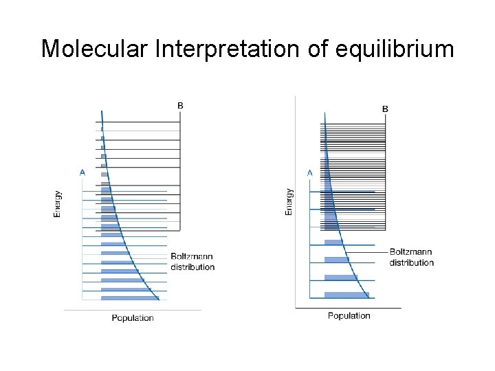 Molecular Interpretation of equilibrium Molecular Interpretation of equilibrium