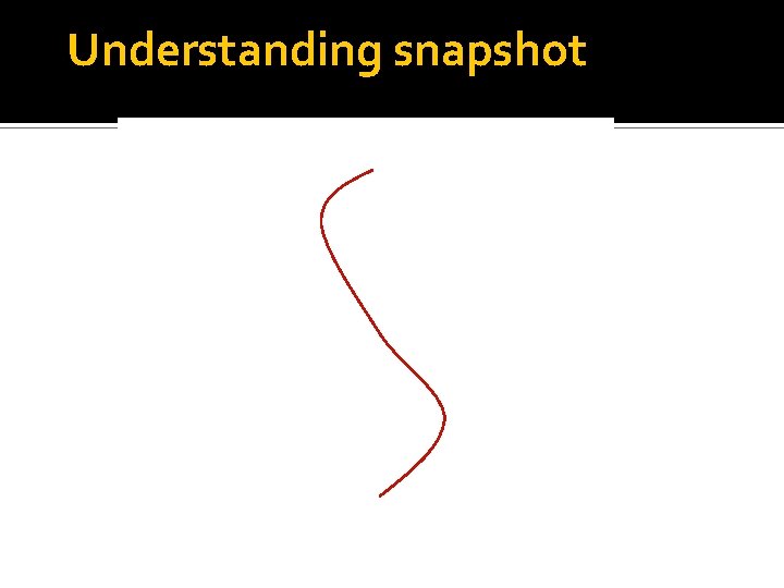 Understanding snapshot 