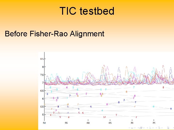 TIC testbed Before Fisher-Rao Alignment 