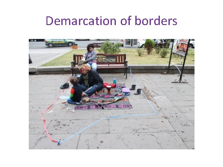 Demarcation of borders 