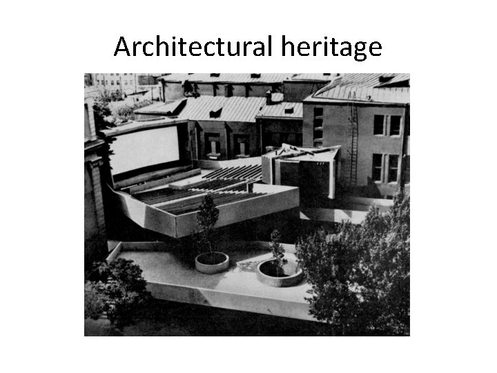 Architectural heritage 