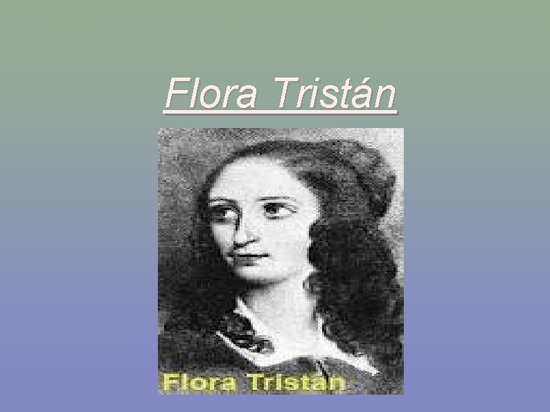 Flora Tristán 