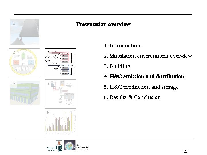 1 2 Presentation overview 1. Introduction 4 2. Simulation environment overview 3. Building 3