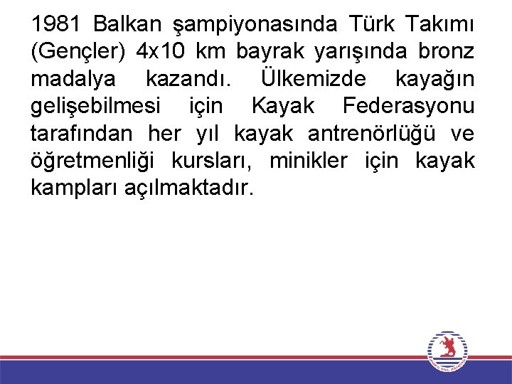 1981 Balkan şampiyonasında Türk Takımı (Gençler) 4 x 10 km bayrak yarışında bronz madalya