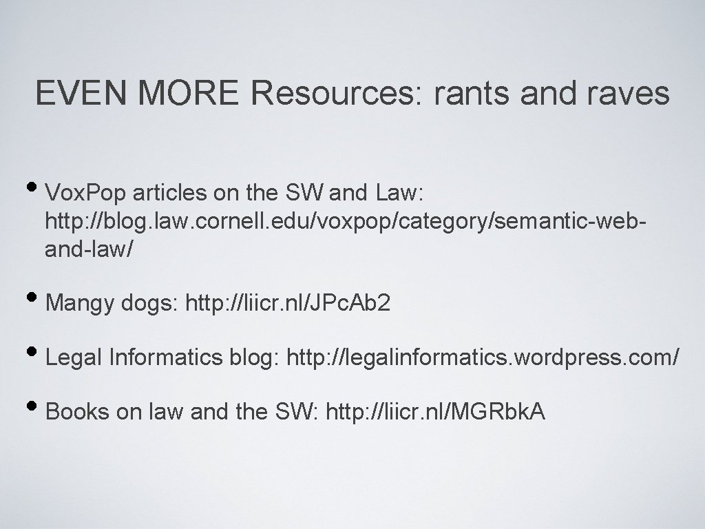 EVEN MORE Resources: rants and raves • Vox. Pop articles on the SW and