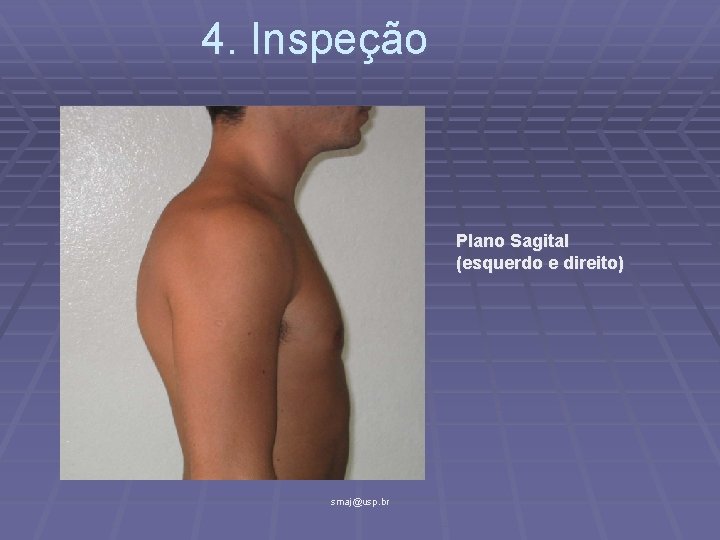 4. Inspeção Plano Sagital (esquerdo e direito) smaj@usp. br 