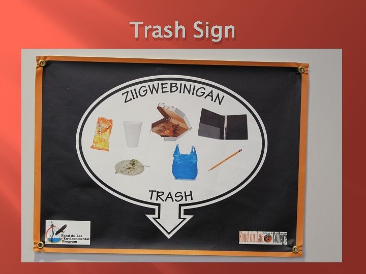 Trash Sign 