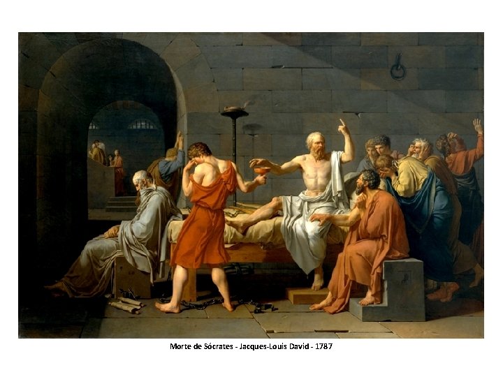Morte de Sócrates - Jacques-Louis David - 1787 