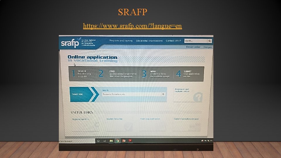 SRAFP https: //www. srafp. com/? langue=en 