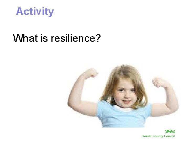Activity What is resilience? 