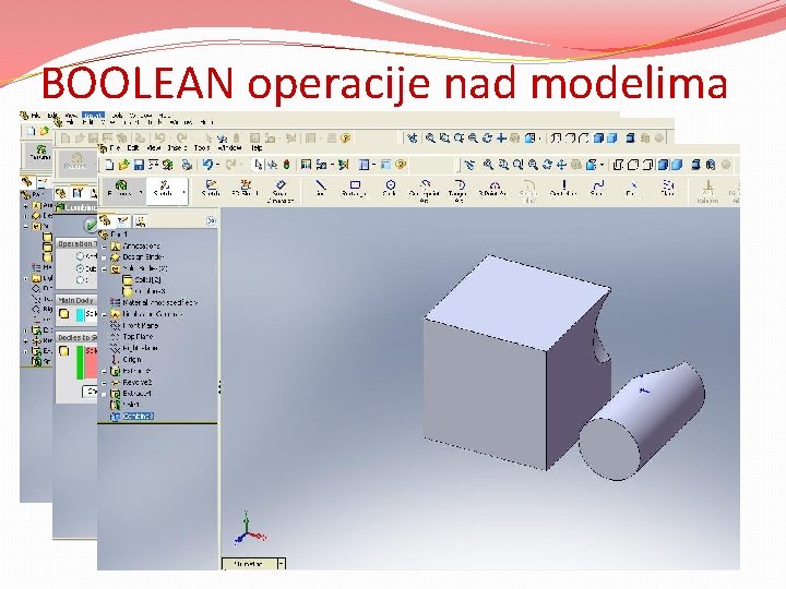 BOOLEAN operacije nad modelima 