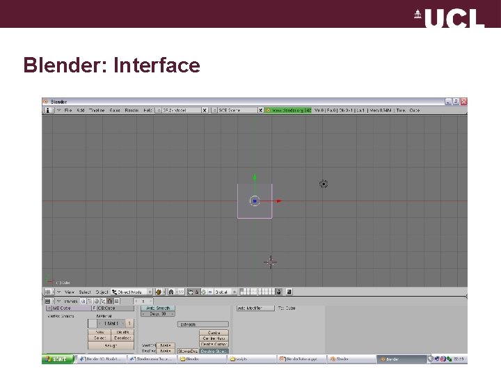 Blender: Interface 