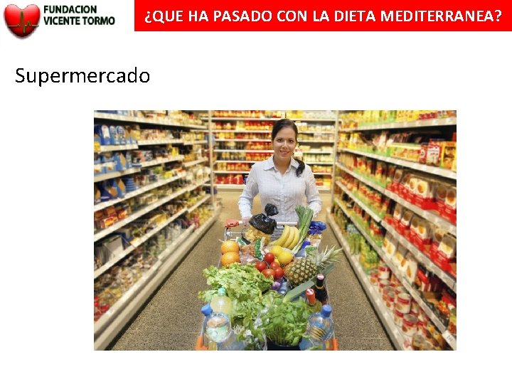 ¿QUE HA PASADO CON LA DIETA MEDITERRANEA? Supermercado 