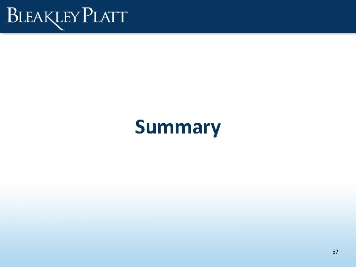 Summary 57 