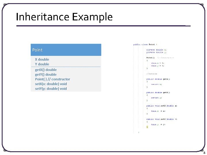 Inheritance Example 8 