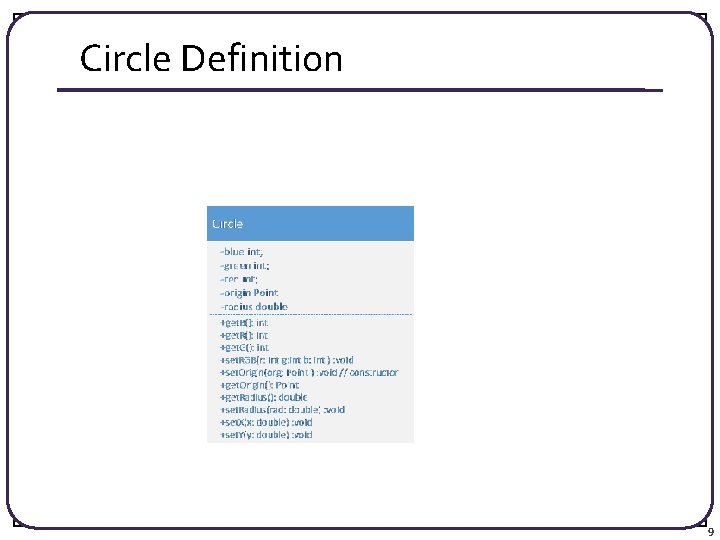 Circle Definition 9 