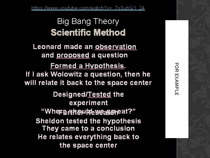 https: //www. youtube. com/watch? v=_7 s. Suh. Q 1_24 Big Bang Theory S c