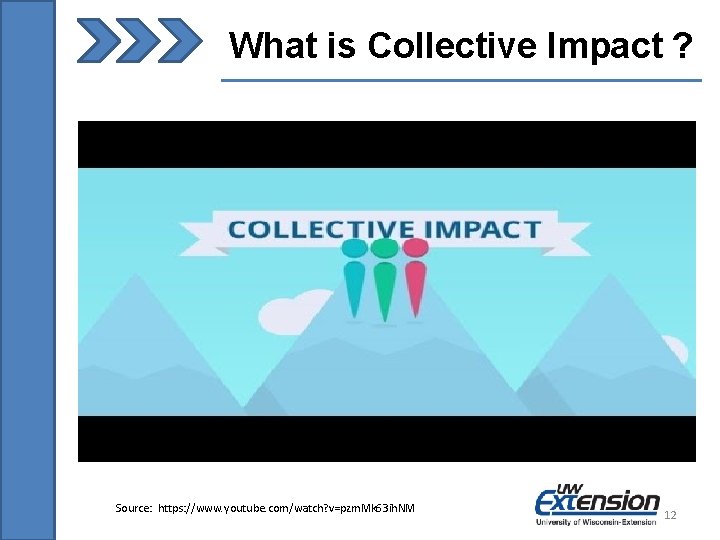 What is Collective Impact ? Source: https: //www. youtube. com/watch? v=pzm. Mk 63 ih.