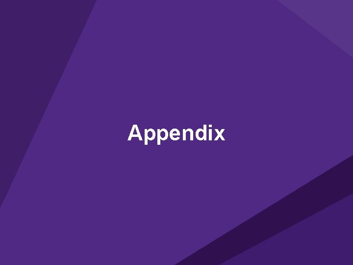 Appendix 