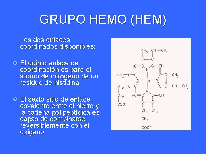 GRUPO HEMO (HEM) Los dos enlaces coordinados disponibles: v El quinto enlace de coordinación