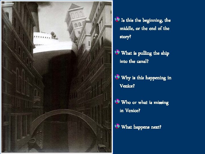 Is this the beginning, the middle, or the end of the story? What is