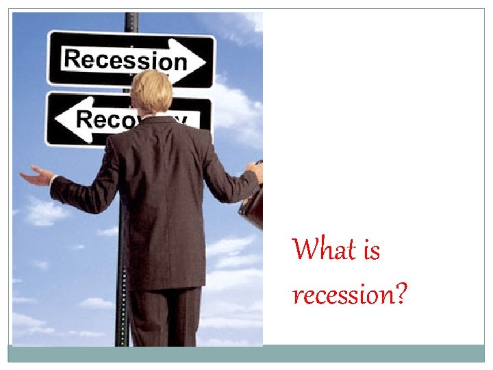 What is recession? 