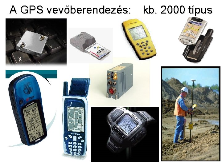 A GPS vevőberendezés: kb. 2000 típus 