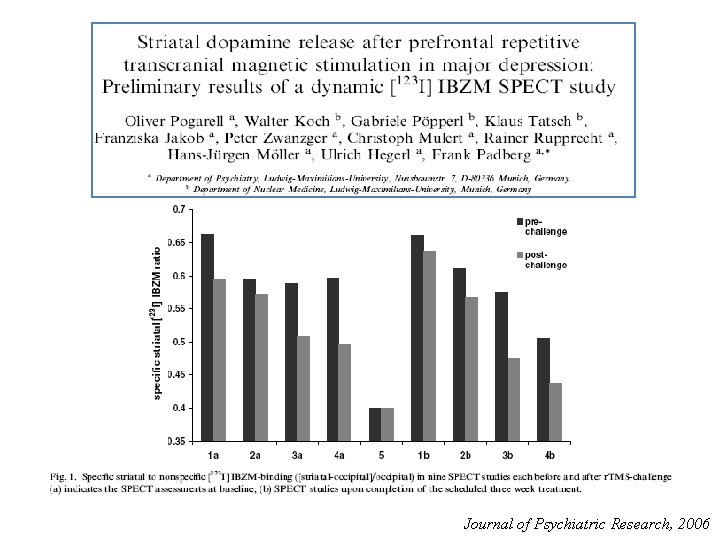 Journal of Psychiatric Research, 2006 