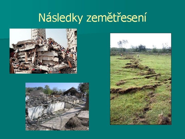 Následky zemětřesení 