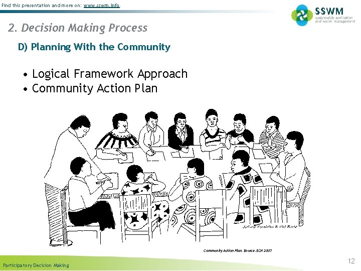 Find this presentation and more on: www. sswm. info. 2. Decision Making Process D)