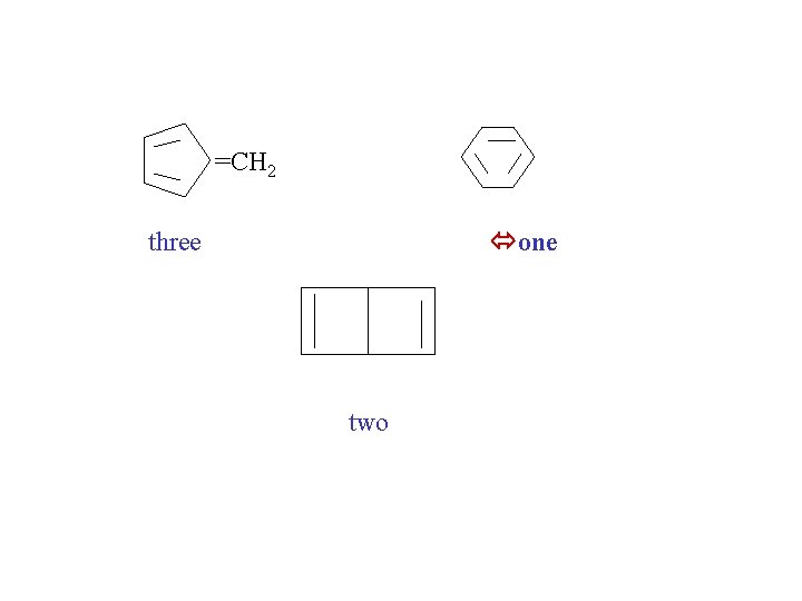 =CH 2 one three two 