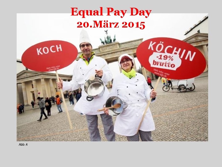 Equal Pay Day 20. März 2015 Abb. 4 
