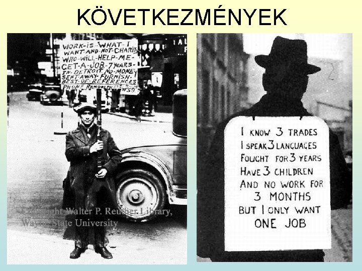 KÖVETKEZMÉNYEK 