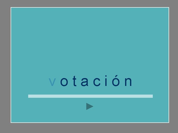 votación 