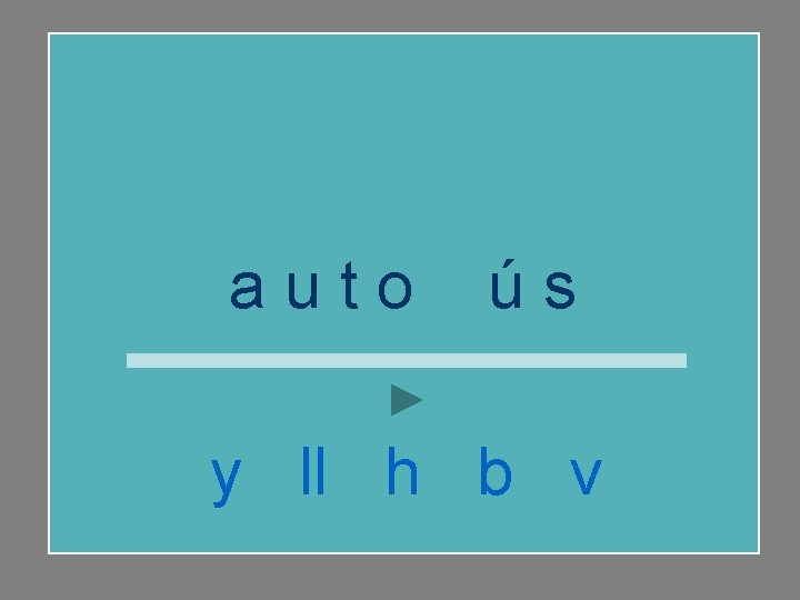autobús y ll h b v 