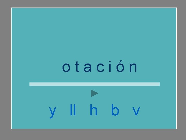 votación y ll h b v 