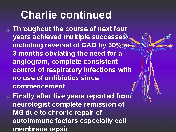 Charlie continued Ò Ò Throughout the course of next four years achieved multiple successes