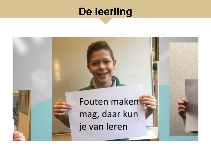 De leerling 