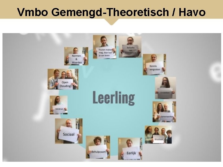 Vmbo Gemengd-Theoretisch / Havo 