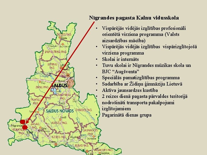 Nīgrandes pagasta Kalnu vidusskola • Vispārējās vidējās izglītības profesionāli orientētā virziena programma (Valsts aizsardzības