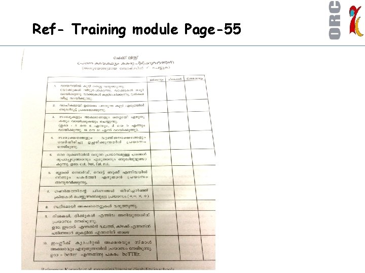 Ref- Training module Page-55 