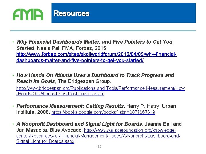 Resources • Why Financial Dashboards Matter, and Five Pointers to Get You Started, Neela