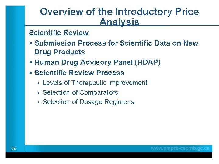 Overview of the Introductory Price Analysis Scientific Review § Submission Process for Scientific Data