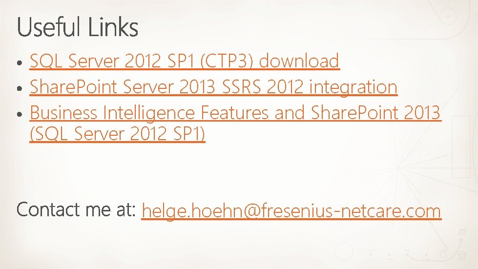 SQL Server 2012 SP 1 (CTP 3) download Share. Point Server 2013 SSRS 2012